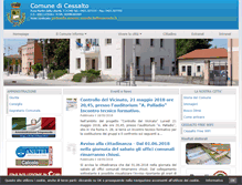 Tablet Screenshot of comune.cessalto.tv.it